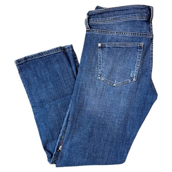 Pilcro And The Letterpress Embroidered Jeans Size 28 - Picture 4 of 10